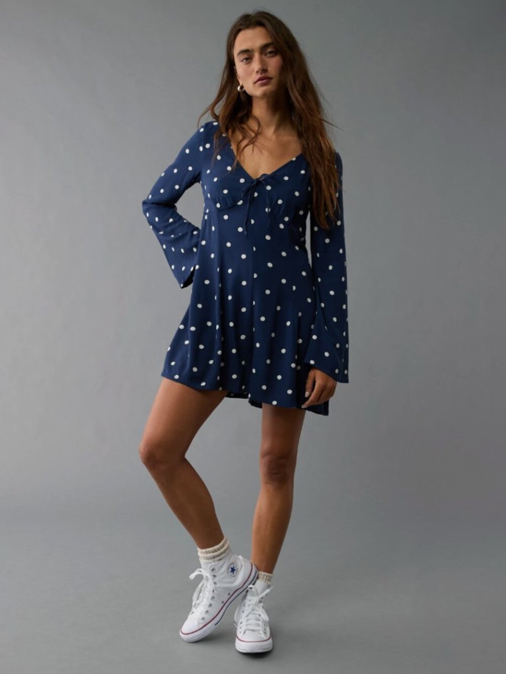 American Eagle Polka Dot Romper